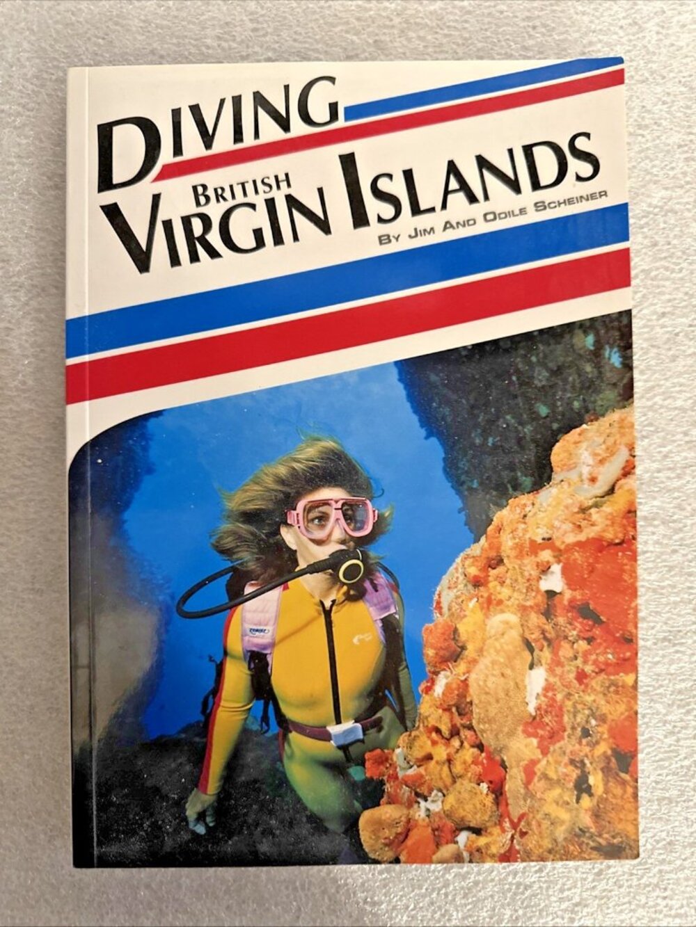 Diving British Virgin Islands SIGNED By Authors Jim and Odile Scheiner NEW